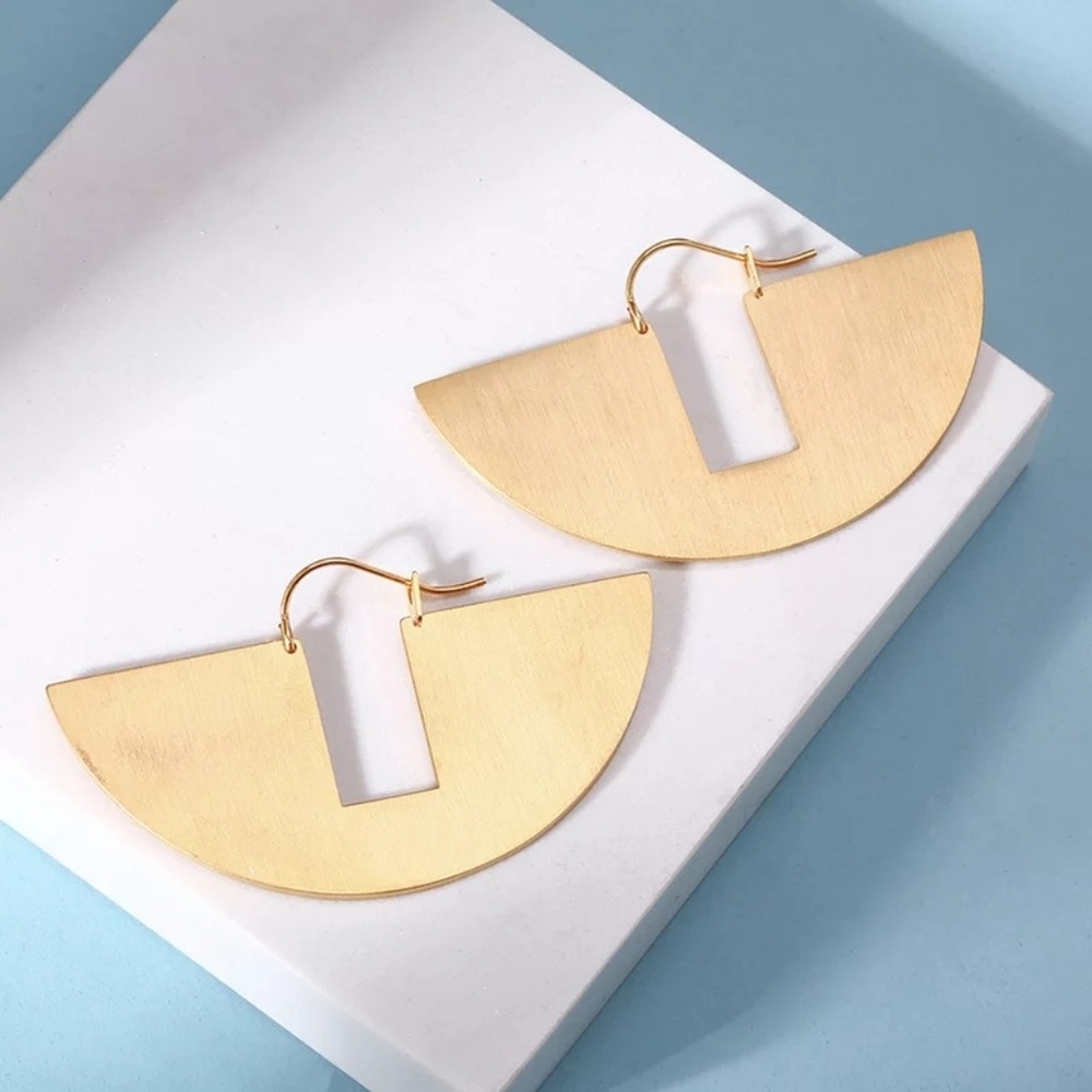 Geometric Drop Earrings